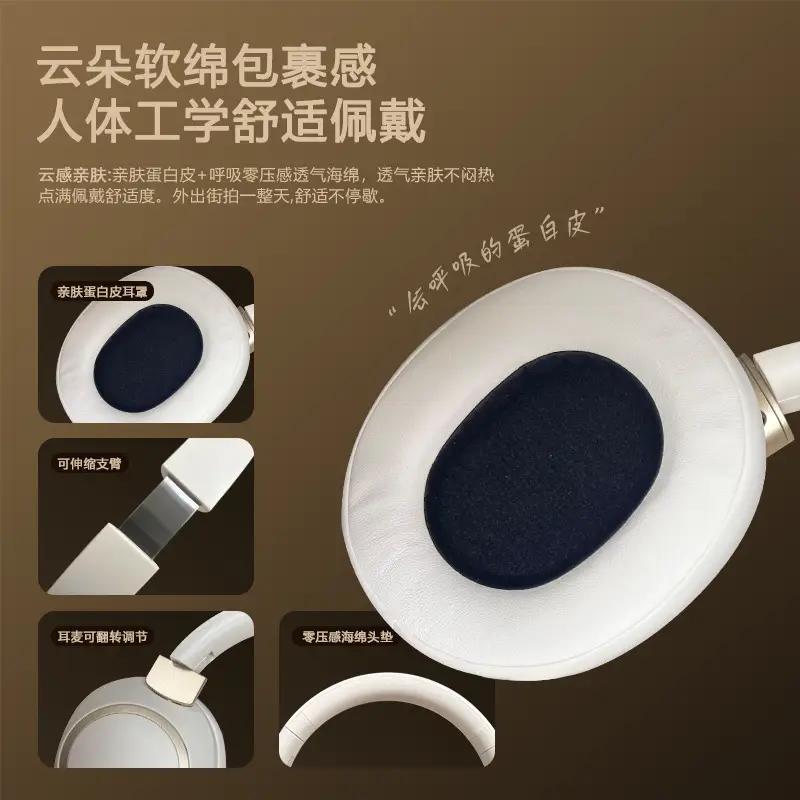 ANC Over-Ear Bluetooth Headphones with 25dB Noise Cancellation - Image 6