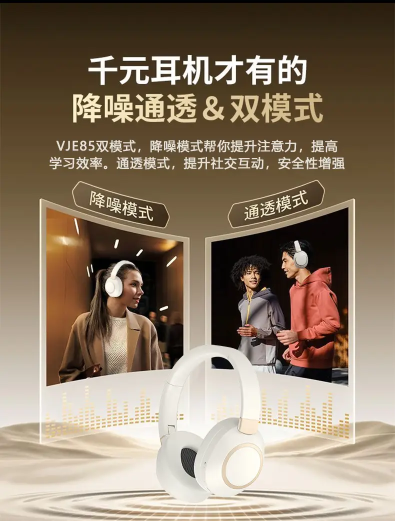ANC Over-Ear Bluetooth Headphones with 25dB Noise Cancellation β feature 10