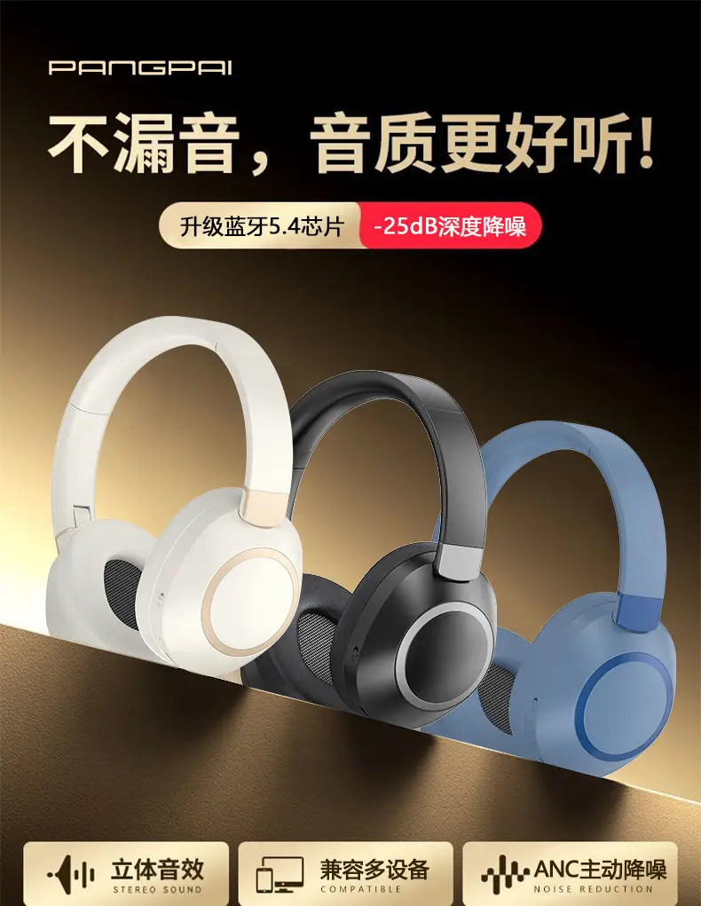 ANC Over-Ear Bluetooth Headphones with 25dB Noise Cancellation β feature 4