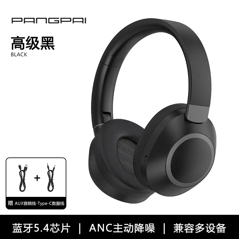 ANC Over-Ear Bluetooth Headphones with 25dB Noise Cancellation