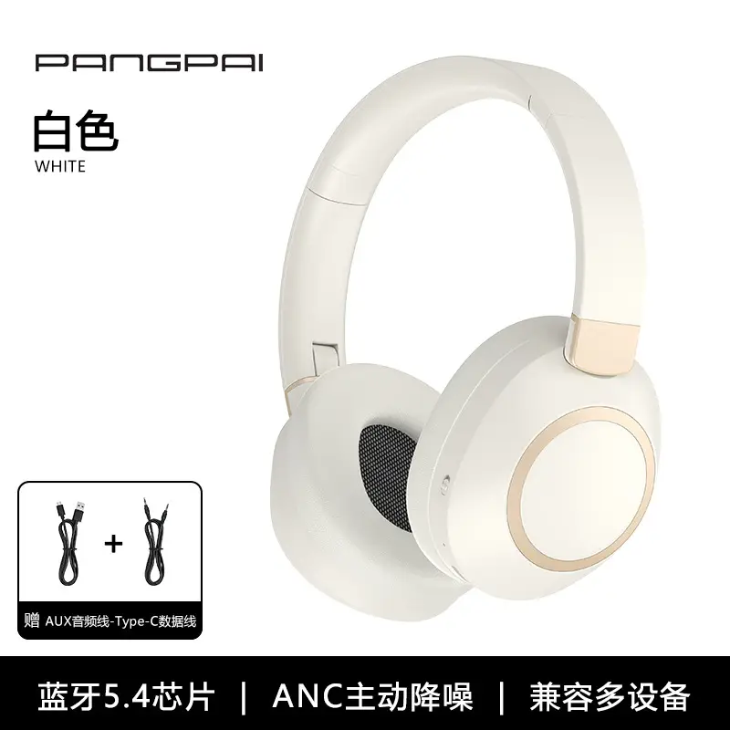 ANC Over-Ear Bluetooth Headphones with 25dB Noise Cancellation - Image 2
