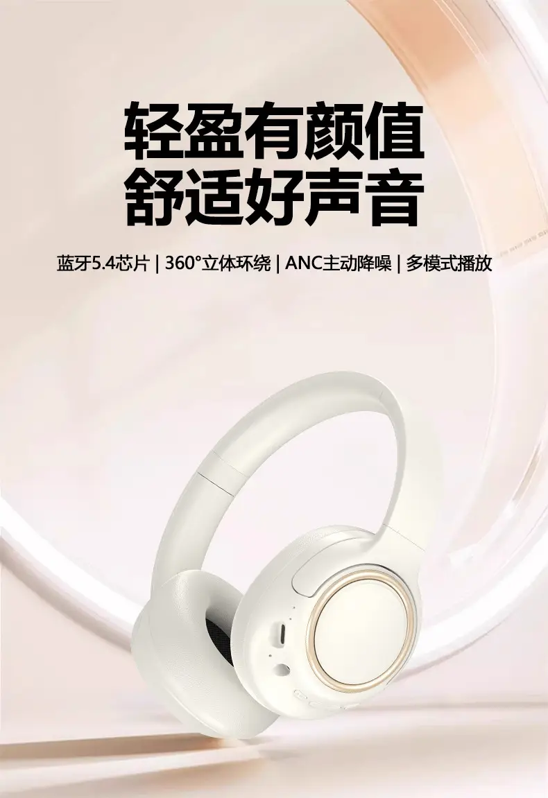 Vje87 Bluetooth Headset ANC Active Noise Cancellation — feature 4