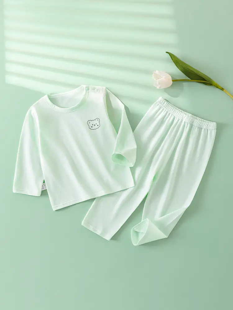 Children's Pink Long Sleeve T-Shirt & Pants Set - Image 7