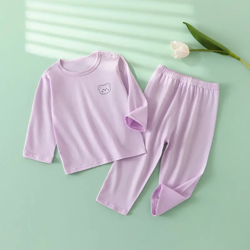 Children's Pink Long Sleeve T-Shirt & Pants Set - Image 5