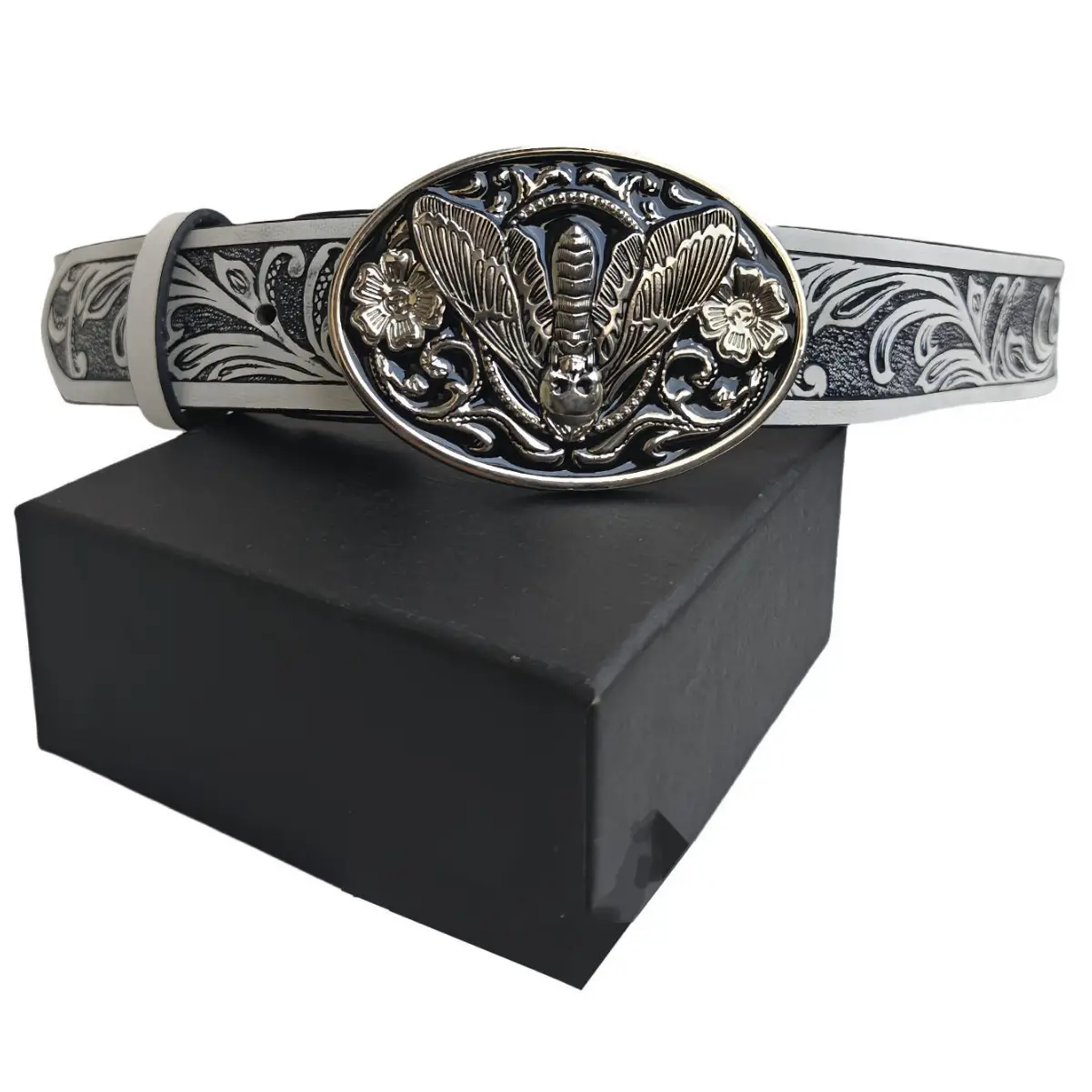 Vintage Embossed Buckle Belt for Jeans Decoration - Image 8