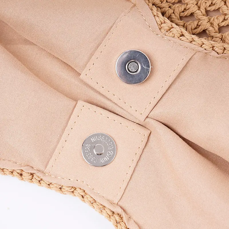Cotton Woven Large Capacity Shoulder Bag All Colour - Image 6
