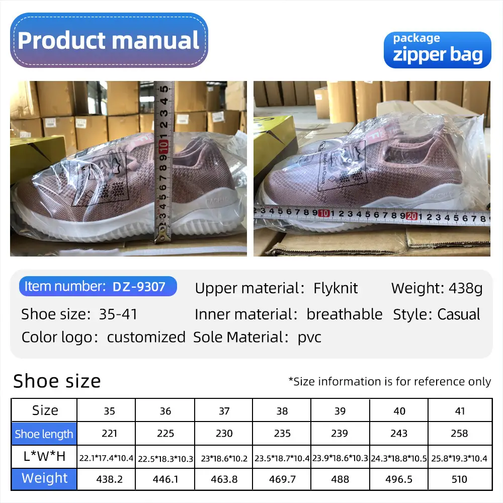 Women's Shoes Spring High-End Cross-Border New Casual Fashion Running Shoes Fly-Knit Breathable Soft-Soled Trendy Sports Shoes - Image 11
