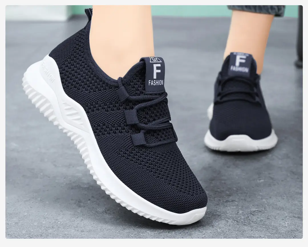 Women's Shoes Spring High-End Cross-Border New Casual Fashion Running Shoes Fly-Knit Breathable Soft-Soled Trendy Sports Shoes — feature 12
