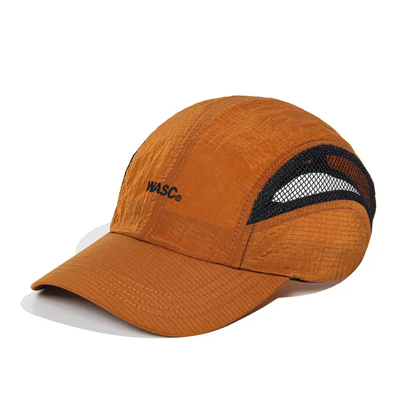 Brown Mesh Baseball Cap for Summer & Outdoor Use