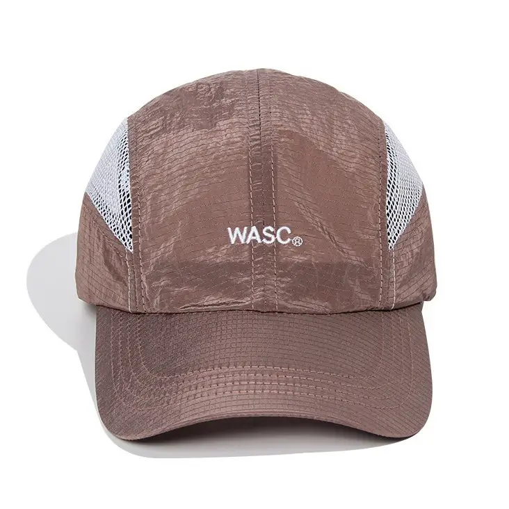 Brown Mesh Baseball Cap for Summer & Outdoor Use