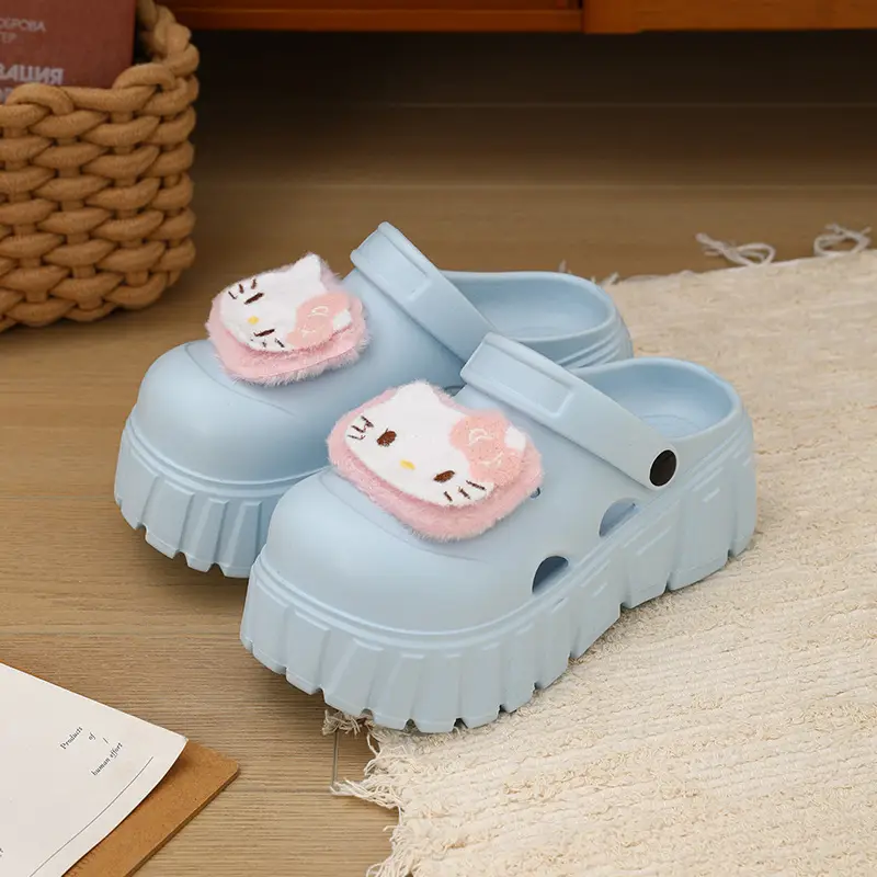 Women Cartoon Sandals Blue 2025 Summer - Image 2