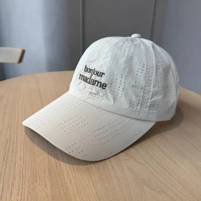 Blue Men's Breathable Net Cap for Summer