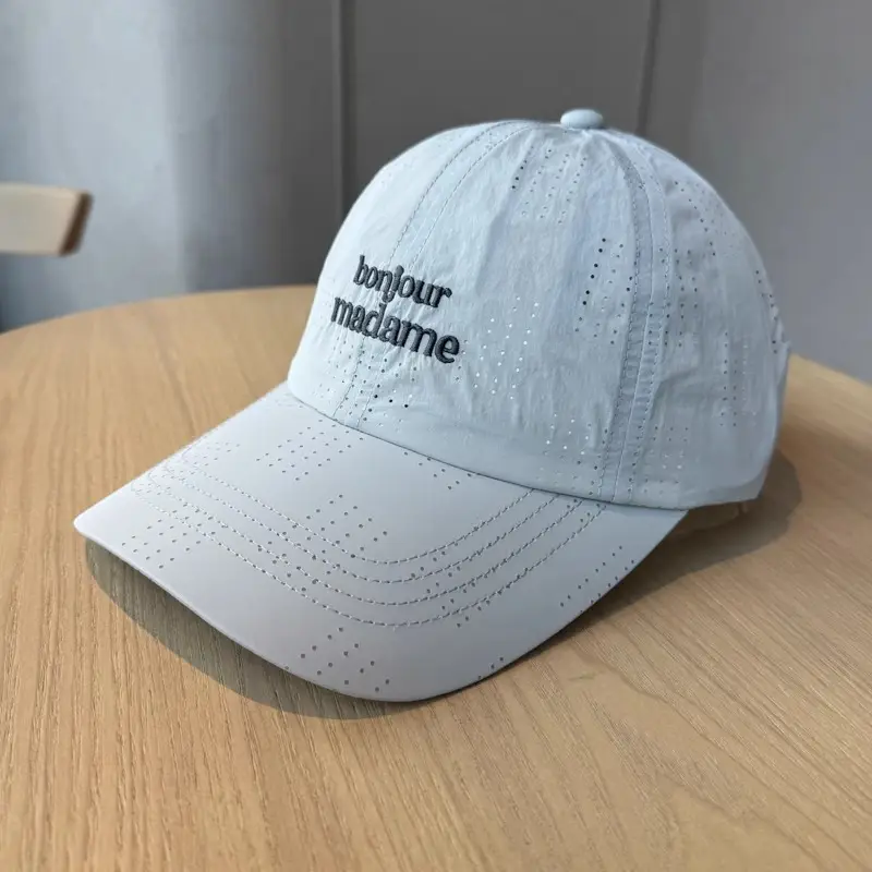 Blue Men's Breathable Net Cap for Summer