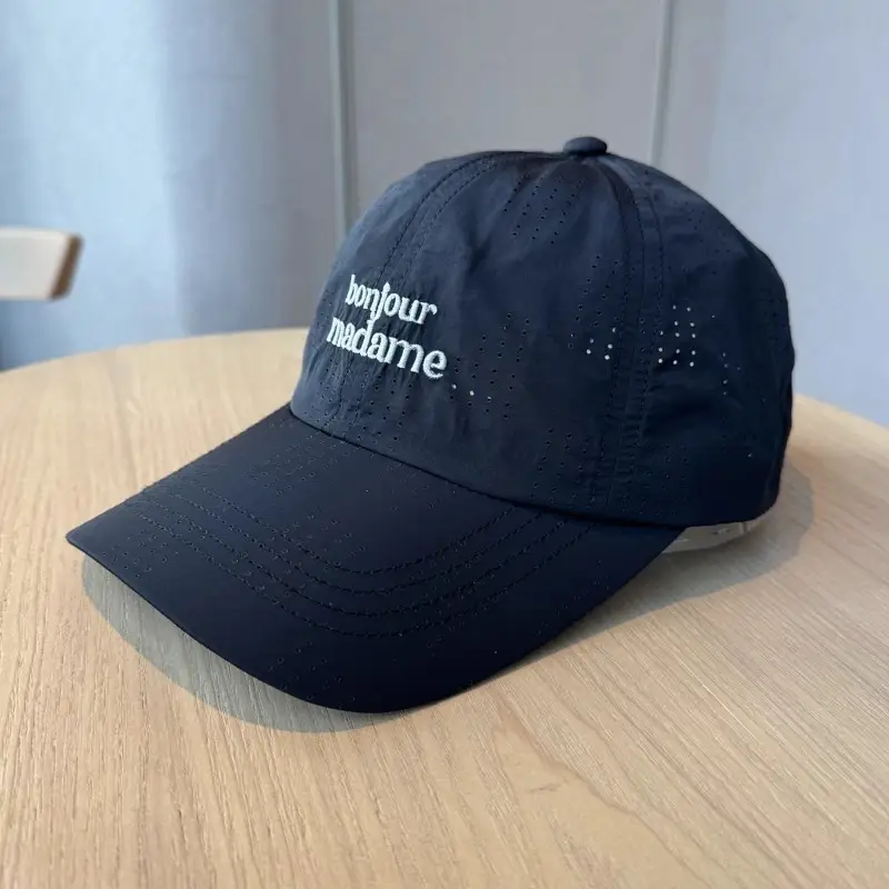 Blue Men's Breathable Net Cap for Summer