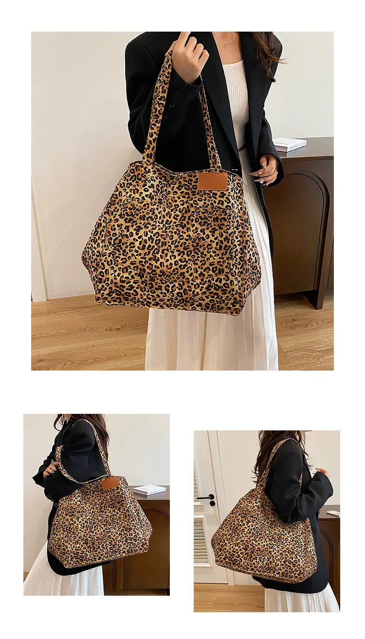 Leopard Print Women's Large Tote Bag 2024 — feature 22