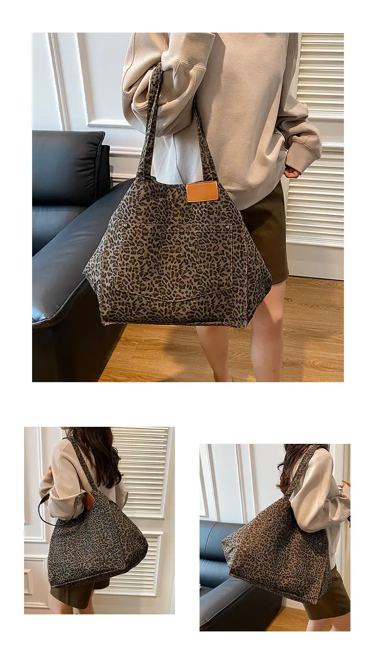 Leopard Print Women's Large Tote Bag 2024 — feature 23