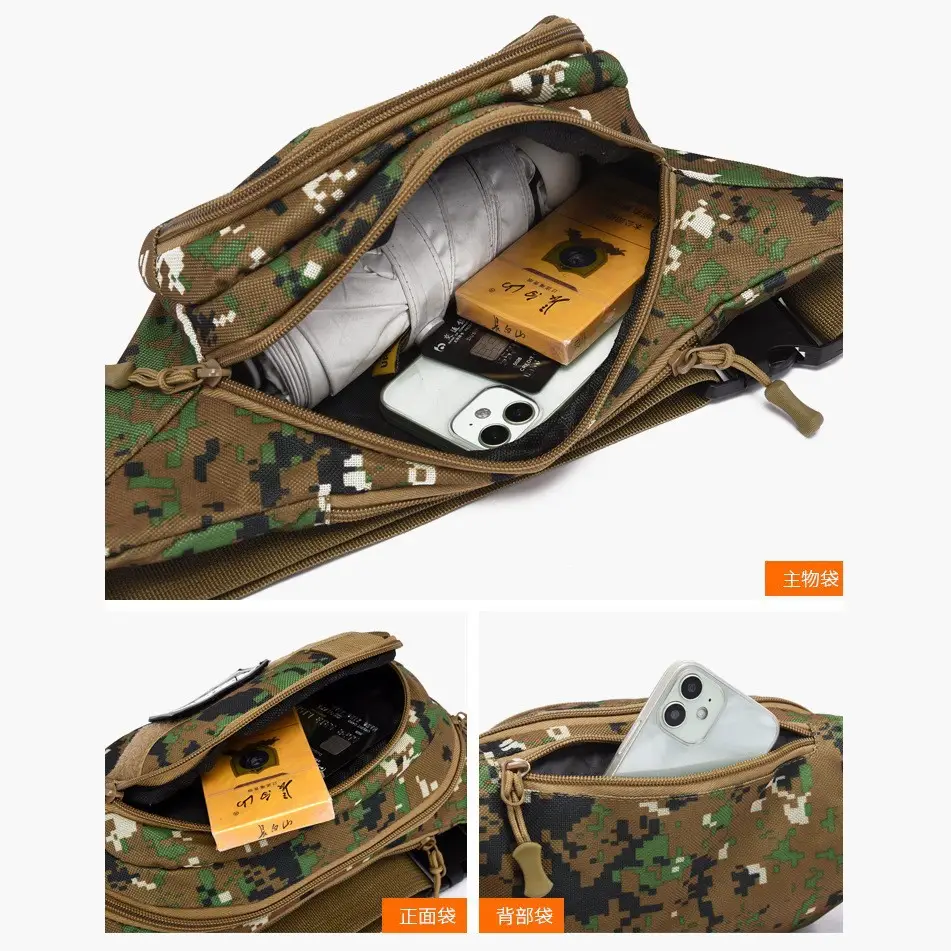 Camouflage Waist Bag for Men Women Running Sports Riding - Image 31