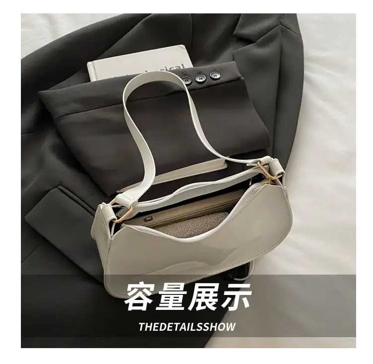 Glossy Orange Shoulder Bag for Women 2025 Spring New — feature 7
