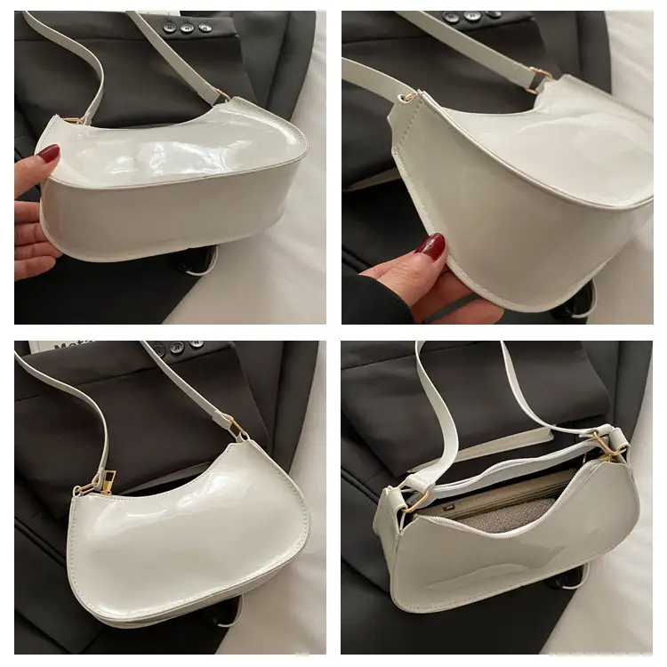 Glossy Orange Shoulder Bag for Women 2025 Spring New — feature 8