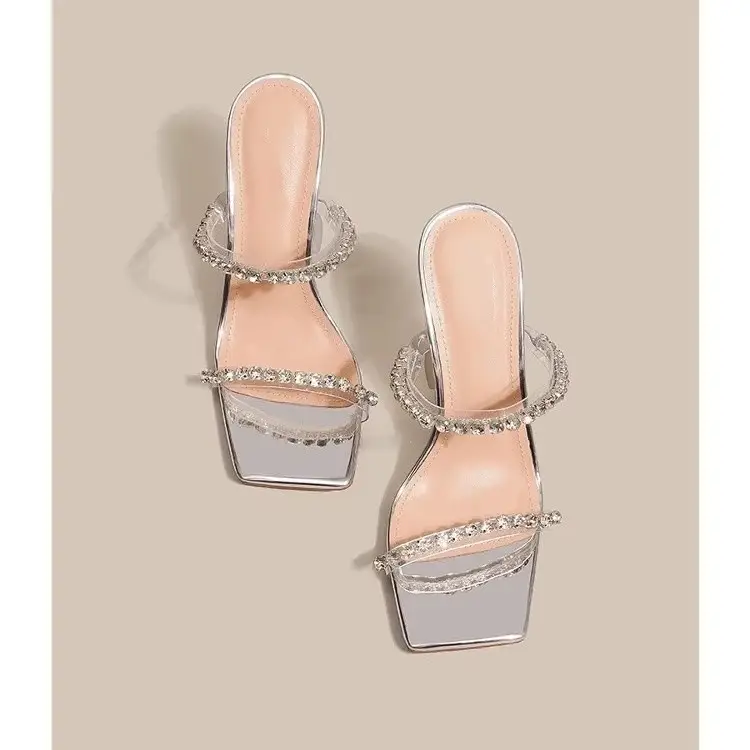 Women's 2025 High-Heeled Slippers Summer - Image 6