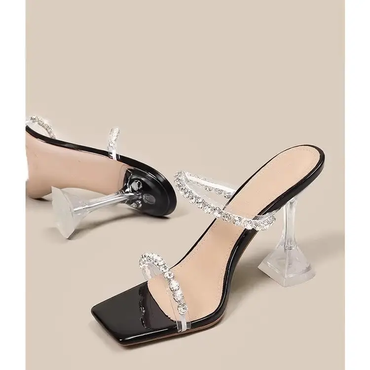 Women's 2025 High-Heeled Slippers Summer - Image 7