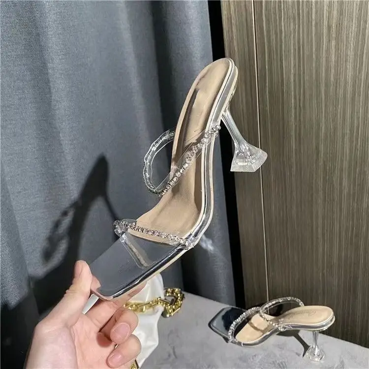Women's 2025 High-Heeled Slippers Summer - Image 4
