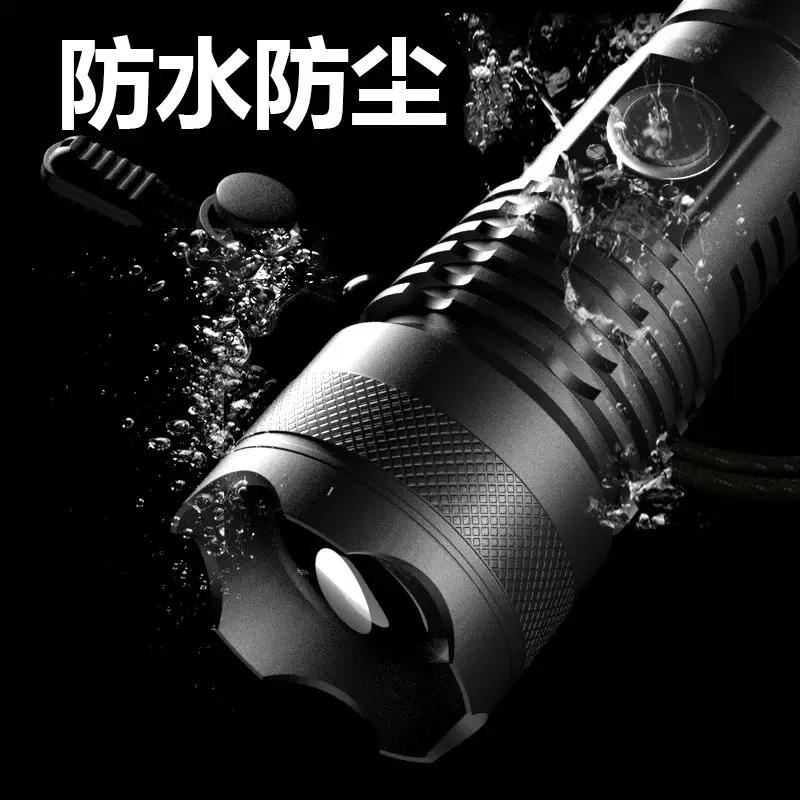 Multi-Function Laser Flashlight Aluminum Outdoor Work Light - Image 4