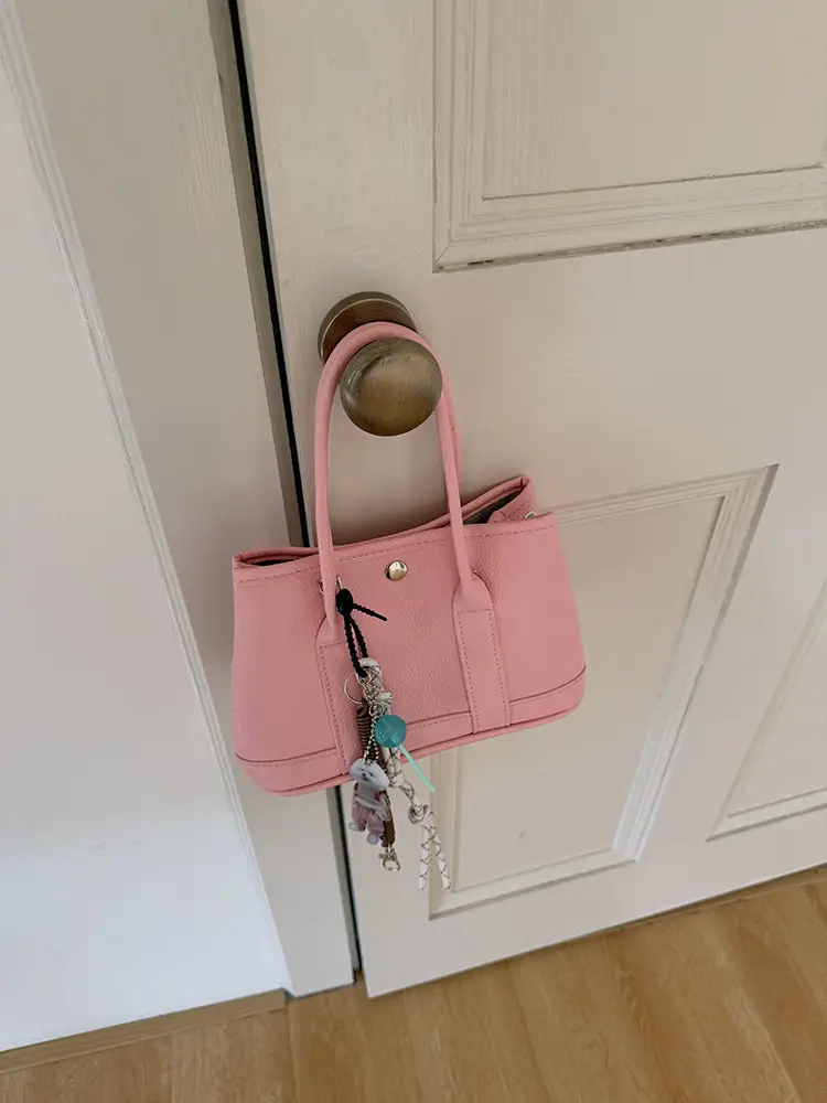 Women's Yellow Leather Bucket Bag Spring 2025 — feature 19