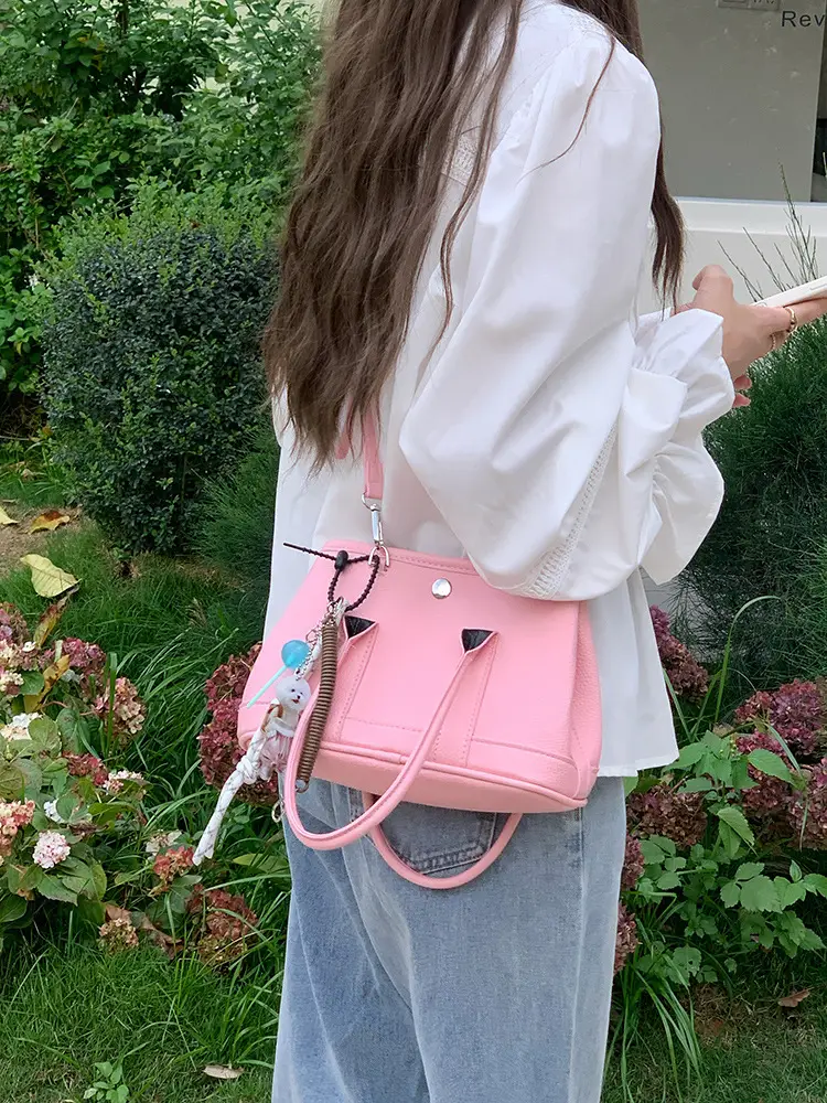 Women's Yellow Leather Bucket Bag Spring 2025