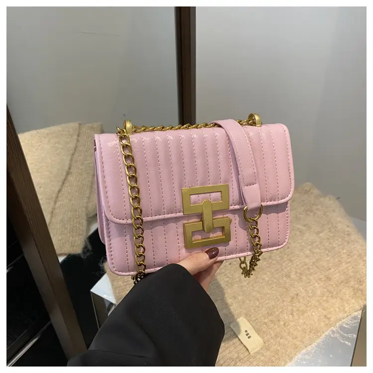 Pink Chain Shoulder Bag for Women 2025 - Image 3