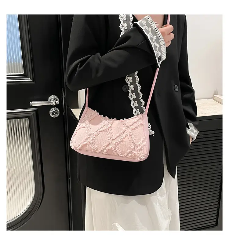 Blue Rhombic Underarm Bag for Women 2025 — feature 27