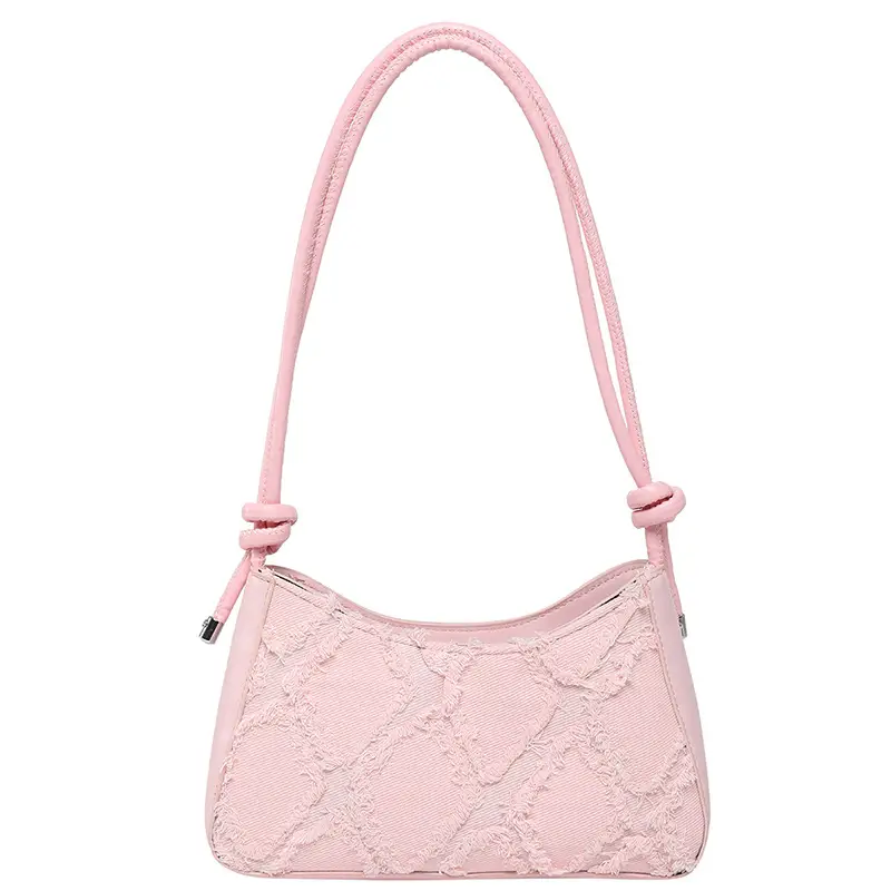 Blue Rhombic Underarm Bag for Women 2025