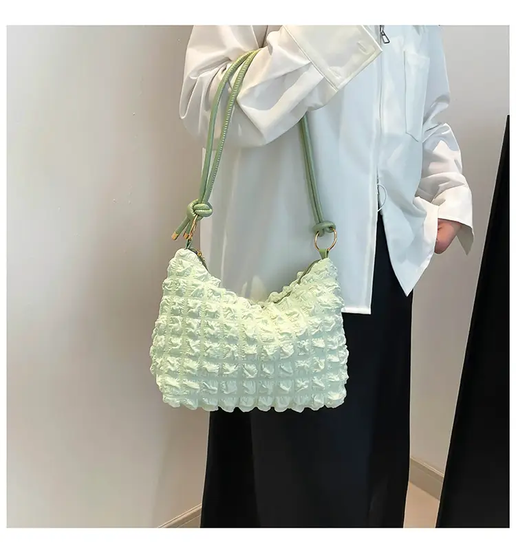 White Underarm Bag for Women Large Capacity Shoulder Crossbody — feature 22
