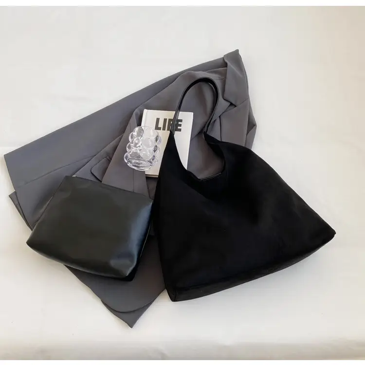 Vintage Suede Shoulder Bag for Women Autumn Winter 2025 — feature 15