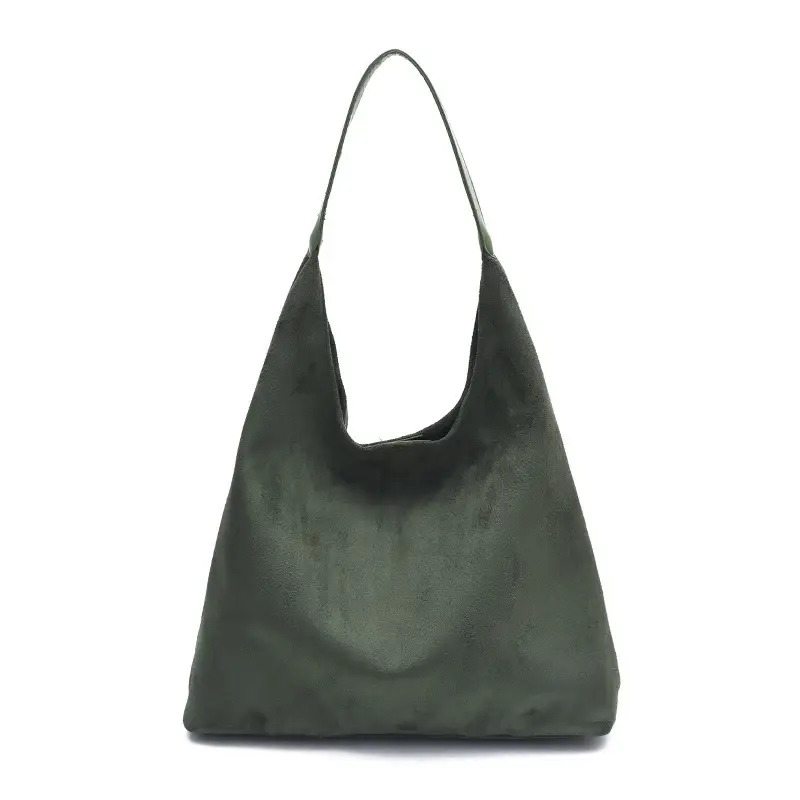 Vintage Suede Shoulder Bag for Women Autumn Winter 2025 - Image 2