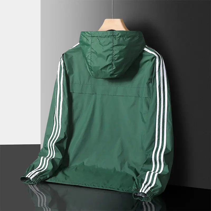 2024 New Spring Men's Sports Windbreaker Jacket Youth Casual Fashion Windproof Fabric Couple Jacket 2032