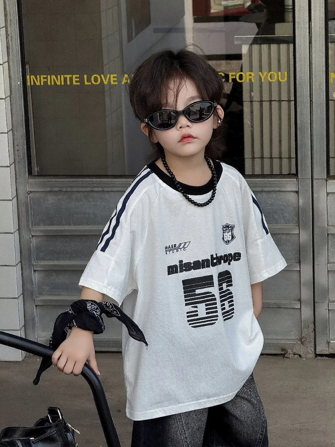 Kids Printed T-Shirt White 2025 Summer Boys - Image 3