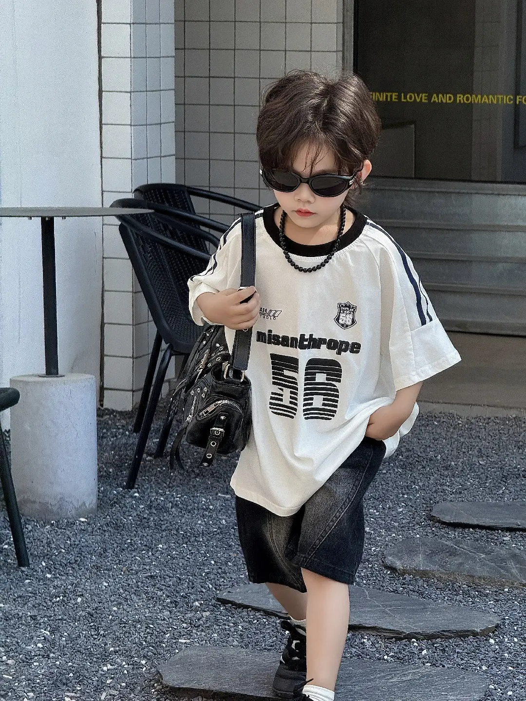 Kids Printed T-Shirt White 2025 Summer Boys - Image 5