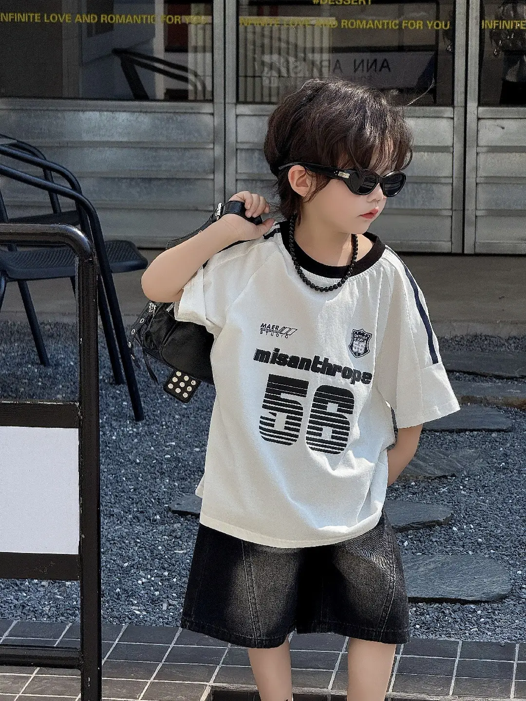 Kids Printed T-Shirt White 2025 Summer Boys — feature 10