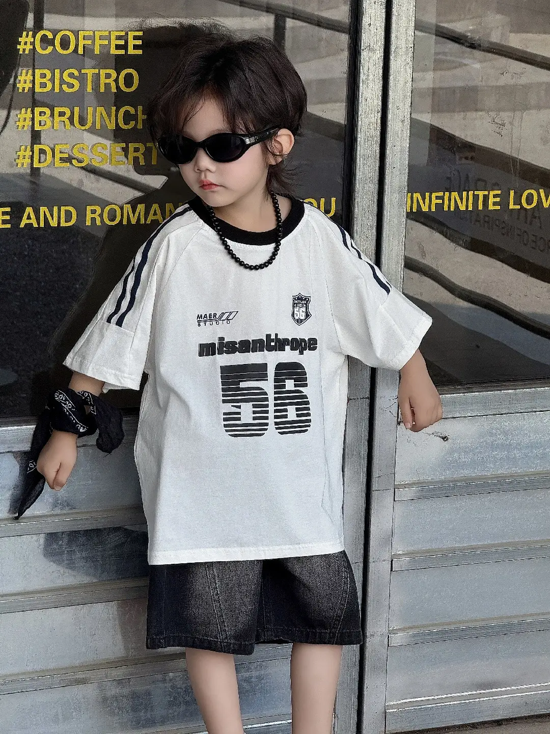 Kids Printed T-Shirt White 2025 Summer Boys — feature 6