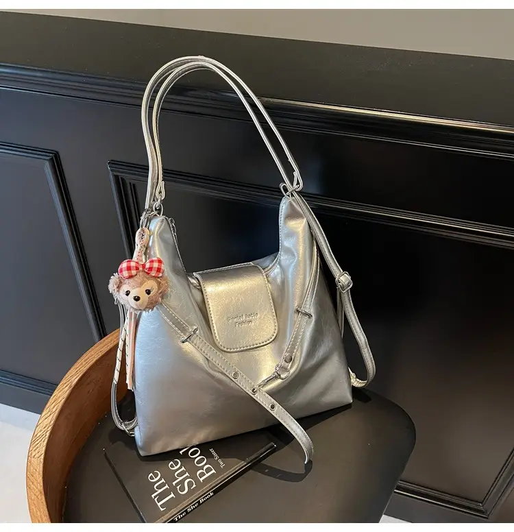 Silver Fashionable Shoulder Bag for Women 2025 New Arrival — feature 20