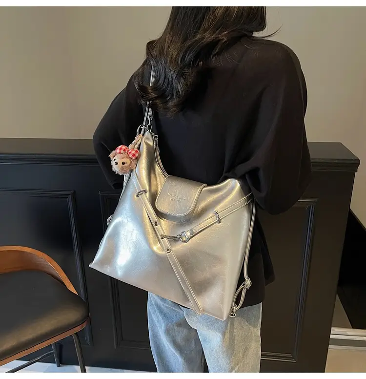 Silver Fashionable Shoulder Bag for Women 2025 New Arrival — feature 21