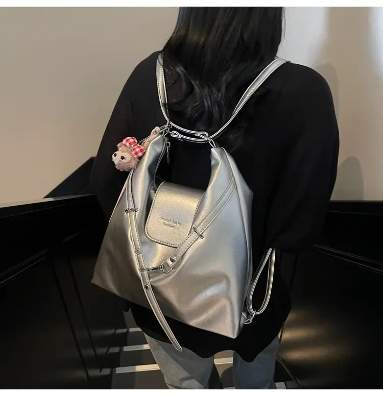 Silver Fashionable Shoulder Bag for Women 2025 New Arrival — feature 23