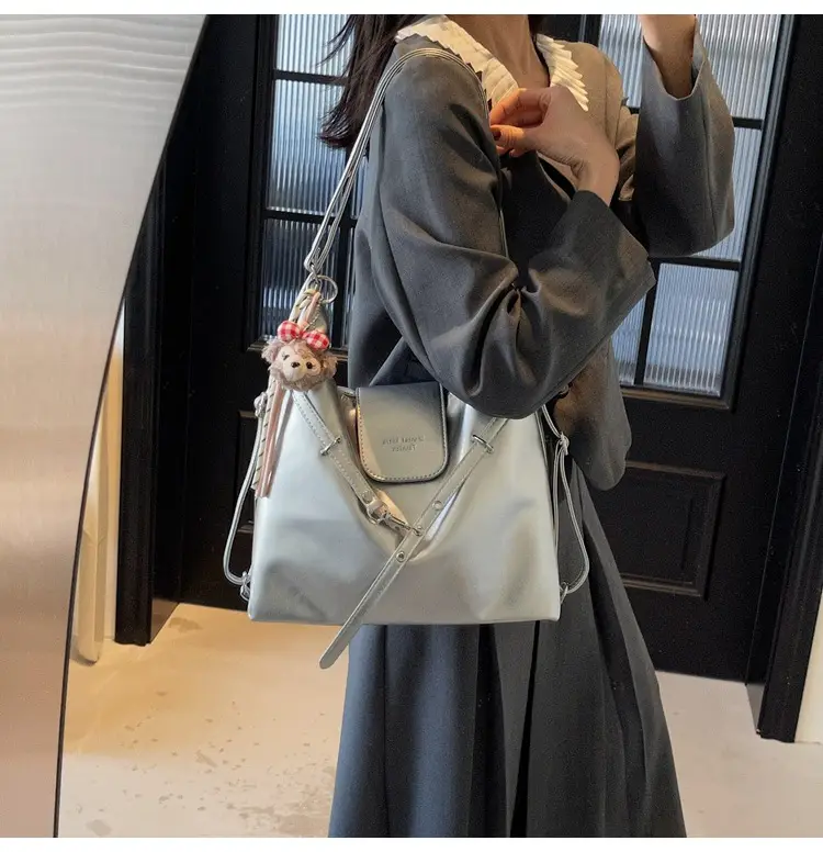 Silver Fashionable Shoulder Bag for Women 2025 New Arrival — feature 39
