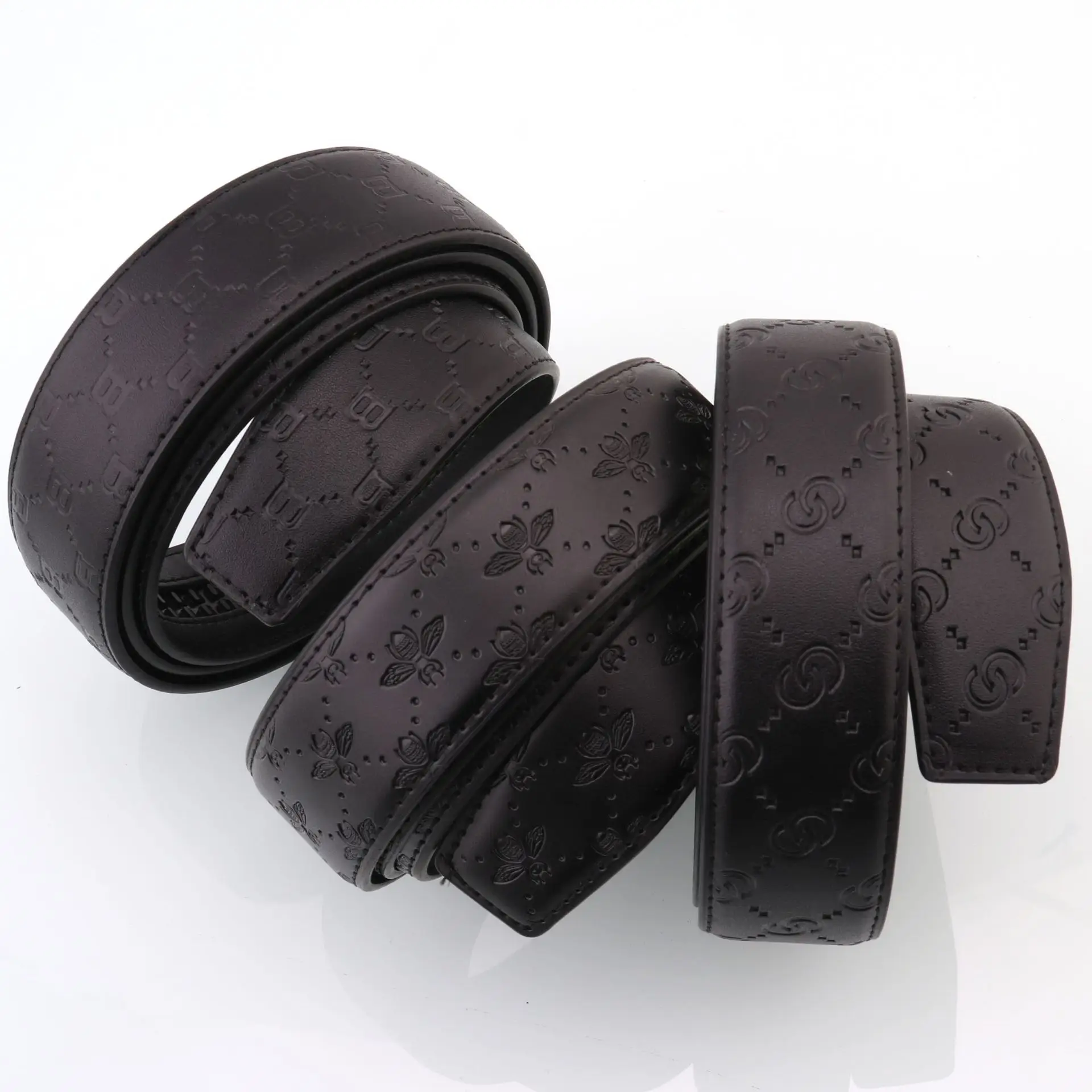 Hongsheng PU Leather Belt with Embossed Design