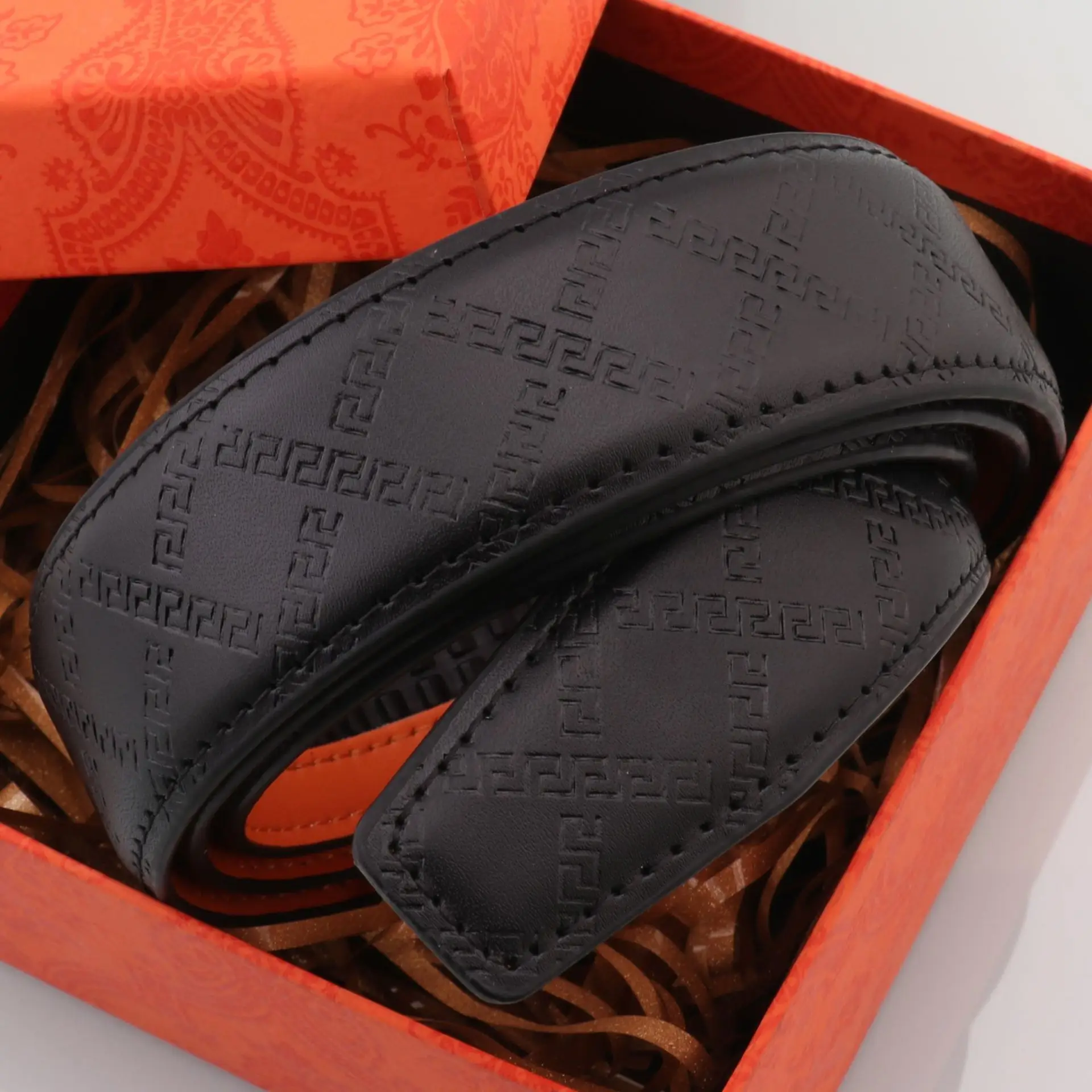 Hongsheng PU Leather Belt with Embossed Design