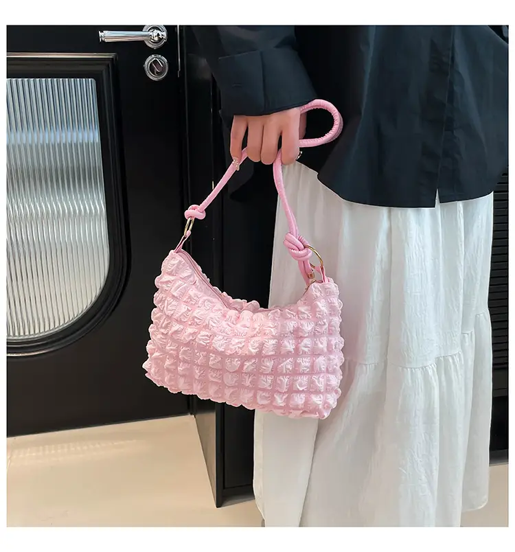 White Pearl Puff Shoulder Bag for Women — feature 16