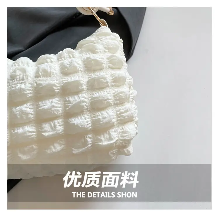 White Pearl Puff Shoulder Bag for Women — feature 6