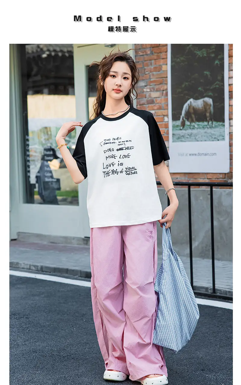 2025 Spring Women Short Sleeve T-Shirt White Korean Style β feature 10