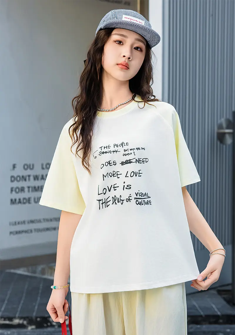 2025 Spring Women Short Sleeve T-Shirt White Korean Style β feature 18